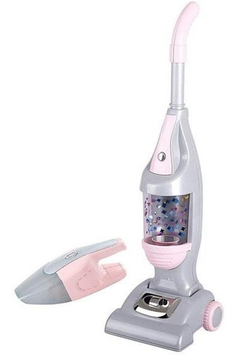 Set De 2 Aspiradoras De Juguete Con Luz Y Sonido Rosa