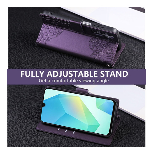 Funda Magnética De Piel Tipo Cartera Para Samsung Galaxy A56 A36 A26 A16 A55 A35 A25 A15 A54 A34 A24 A1