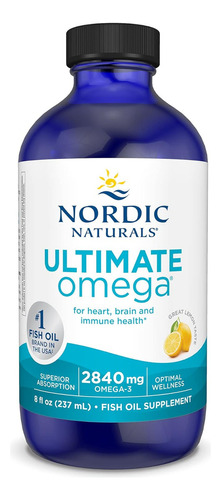 Ultimate Omega Liquido Limon 2840 Mg Nordic Naturals 237 Ml