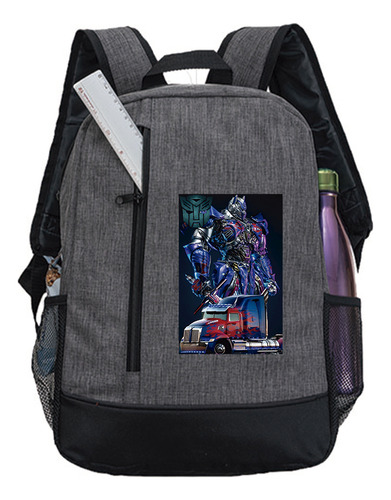 Mochila Escolar Im19 Transformers C699