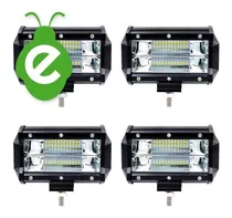 Comprar Caja X 4 Faros Proyectores Reflectores Led 12v 24v 72w