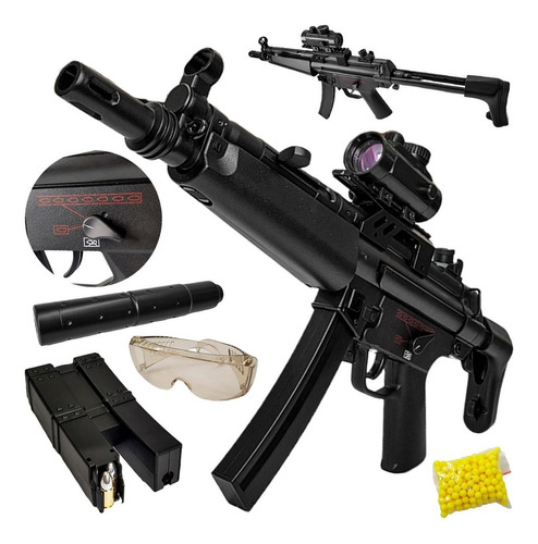 Rifle Cyma Marcadora Electrica Airsoft Cm023 Balines Bateria