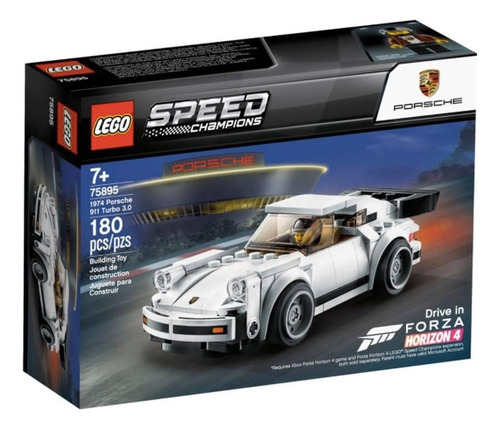 Juguete 1974 Porsche  Lego 911 Turbo 3.0 75895 Cantidad De Piezas 180