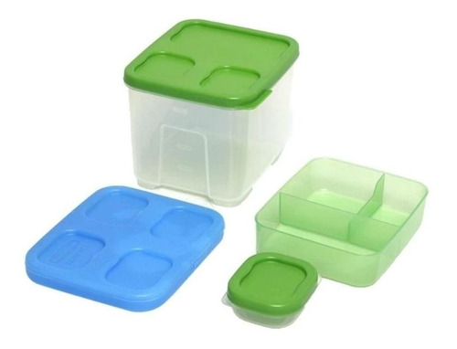 Set De Hermeticos Para Ensalada Con Enfriador Rubbermaid 