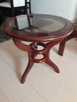 Comprar Mesa Redonda Esquinero De Madera 