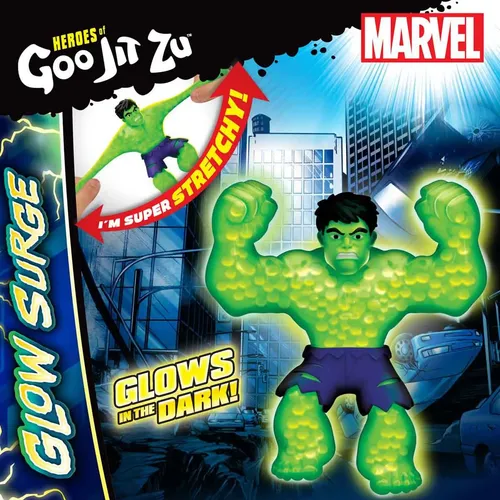 Boneco Elástico Hulk Que Brilha No Escuro - Goo Jit Zu | MercadoLivre