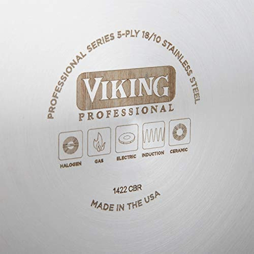 Viking Professional 5ply Fry Pan De Acero Inoxidable De 10 P