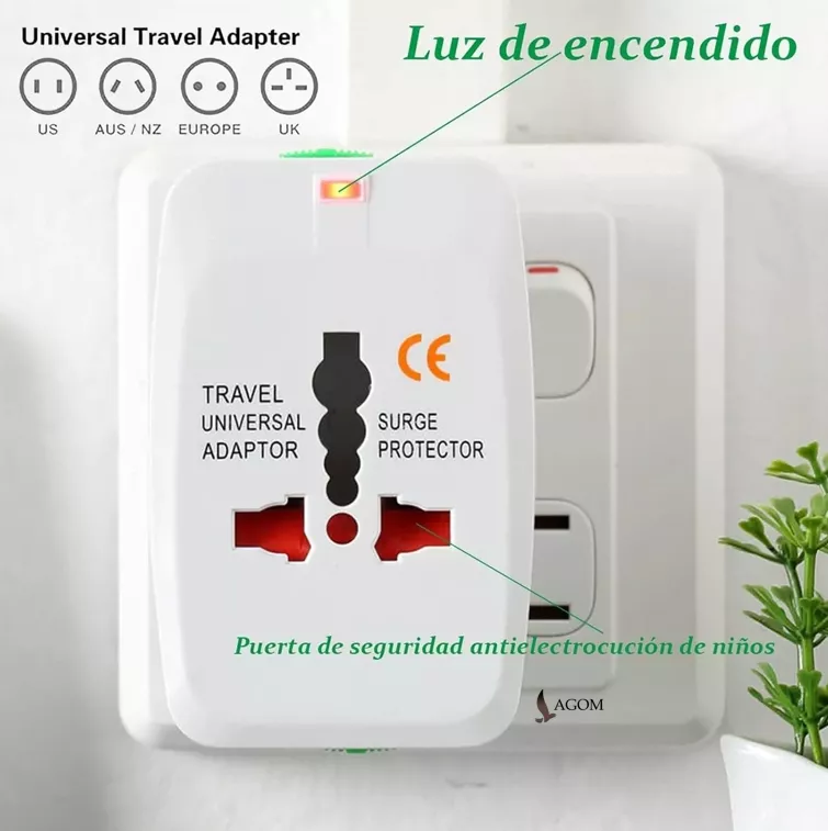 Tercera imagen para búsqueda de adaptador europeo a americano