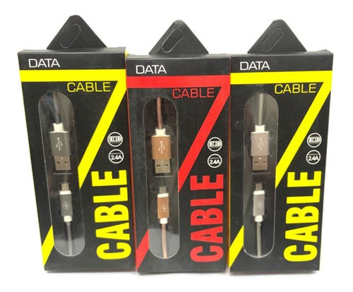 Cable Reforzado Usb Datos Carga Cables Para Android  Kaos 11