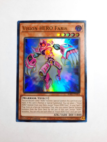 Vision Hero Faris - Ultra Rare - Yugioh
