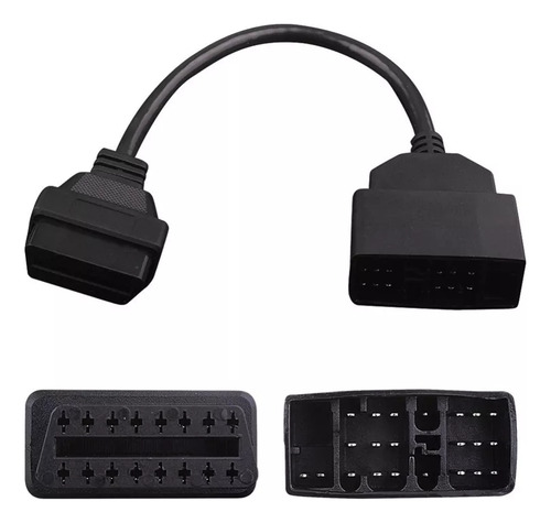 Cable Adaptador De 22 Pines A Obd2 De 16 Pines Para Vehículo
