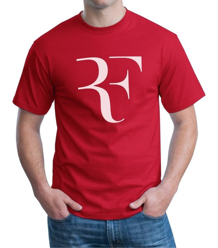 Remera Rf Roger Federer Con Su Firma Tenis 100% Algodón 