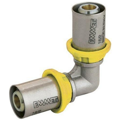Cotovelo P/gas 20x20 Multi Gás, Emmeti