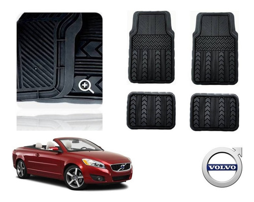 Kit Tapetes 4 Piezas Volvo C70 2011 Marca Race Track