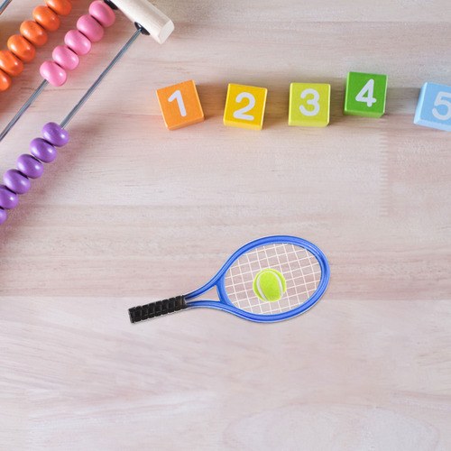 1 Juego De Raquetas De Tenis Mini House Y Modelo Mini