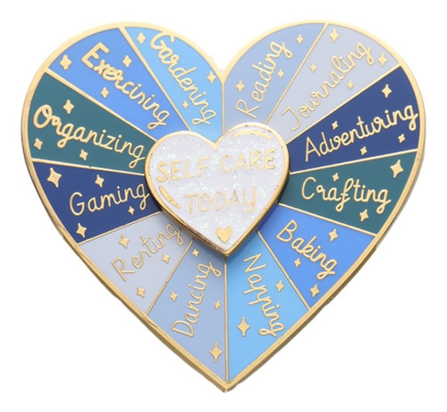 Broches Esmaltados Con Forma De Corazón De Amor Divertidos P