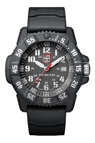 Reloj Luminox Xs.3801.l Carbon Seal 300m Suizo Agent Oficial