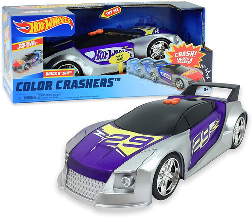 Hot Wheels Color Crashers Grande Luz Sonido Original Mattel