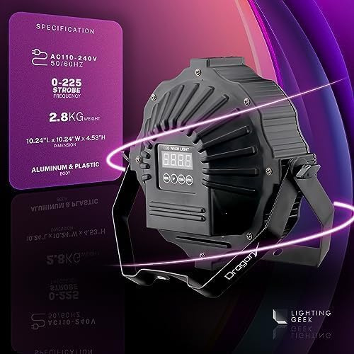 Luz Estroboscópica Led Uv Hades De 180 W Para Halloween, Luz