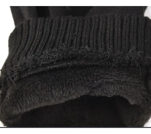 Guantes De Medio Dedo Para Hombre Y Mujer Sin Terciopelo En