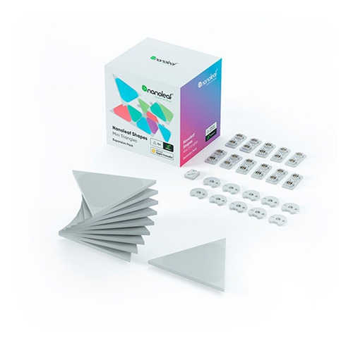Imagen 1 de 5 de Pack De Expansión Mini Triangular 10 Paneles Nanoleaf