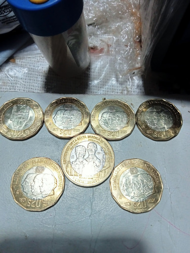 Monedas De 20 Pesos Mexicanos 