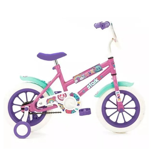 Bicicleta Infantil Rodado 12 Stark 6008 Love Nena