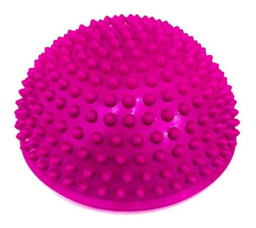 Kit C/ 5 Mini Meia Bola Bosu Equilíbrio Cravos Pilates Yoga Cor Azul