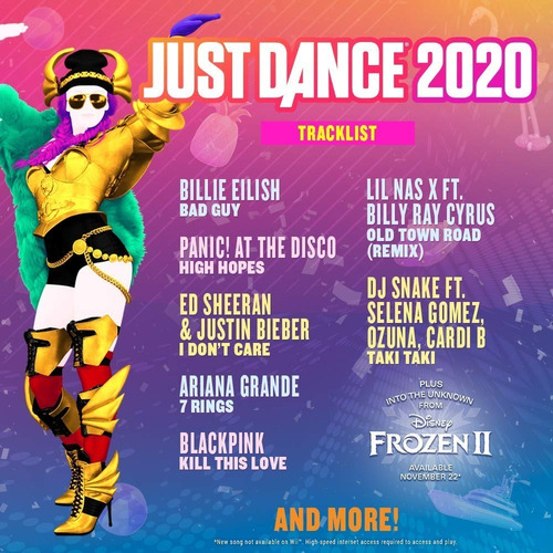 Just Dance 2020 Ps4 En Español Incluye Cancion Frozen 2