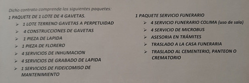 Venta De Lote Panteón Los Cipreses