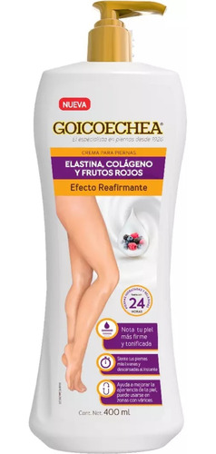 Goicoechea Crema Corporal Elastina Colágeno Y Frutos Rojos 