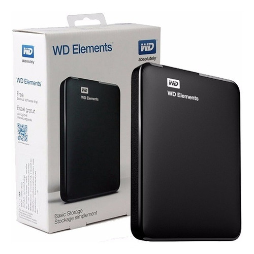   Hdd Externo Wd Elements 2tb  Portatil Usb 3.0 Entrega Fast