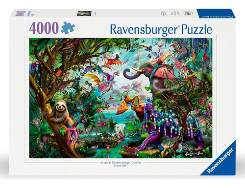 Puzzle 4000 Peças Dragões Tropicais - - Ravensburg