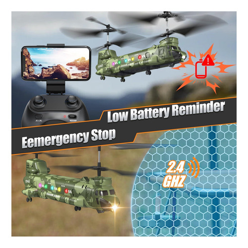 Obest Lm19-d Chinook Rc Helicóptero, Helicóptero Militar De