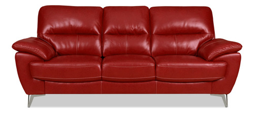 Sofa 3 Cuerpos Gertha Rojo