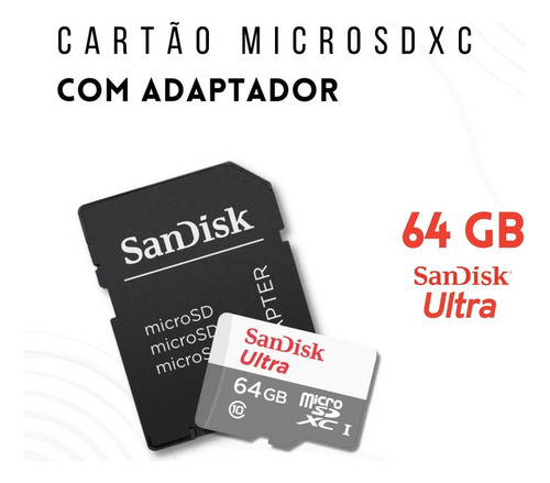 Cartão De Memória Sandisk 64 Gb Original P/redmi Note 10s