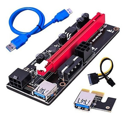  Riser 009s Usb 3.0 1-16x Pci-e Pci Molex Mineria