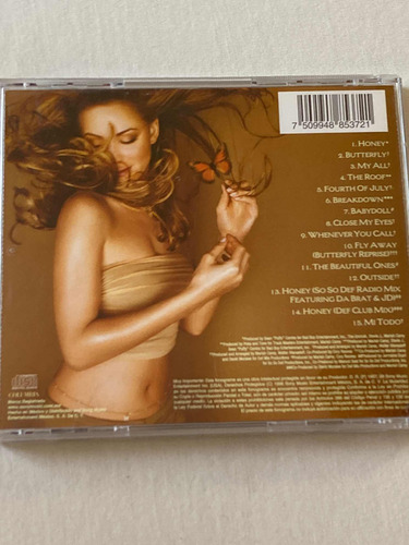 Mariah Carey / Butterfly Cd Incl Mi Todo 15 Tracksimpecable (Usado)