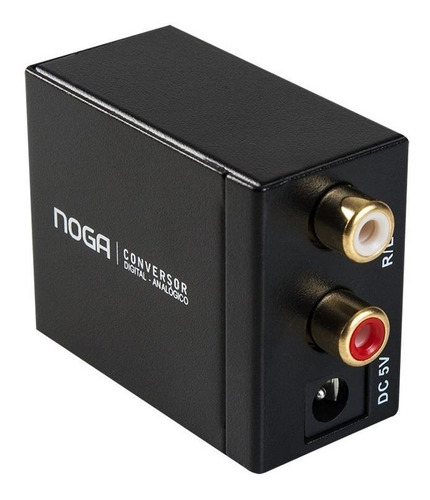 Conversor Audio Digital A Rca Coaxial Toslink Analógic Noga