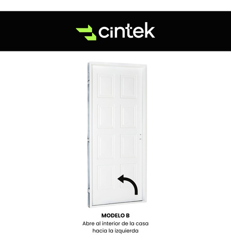 Puerta De Frentes Casa Inyectada 80x200 Barral Inoxidable