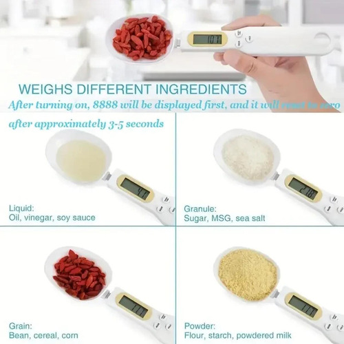 Spoon Scale Báscula Digital De Cocina De 0,1 A 500 G