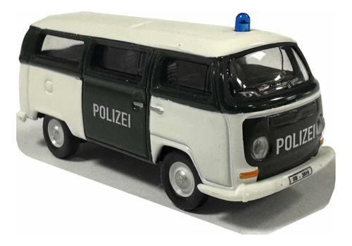 Schuco Vw Combi Patrulla (polizei) Escala Ho 1:87