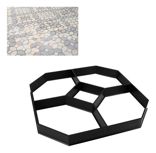 Molde Hexagonal De Pavimentación De Hormigón De Bricolaje
