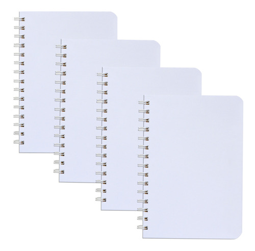 Cuaderno Blanco A5 Ecológico - 80 Hojas Punteadas Pack X4