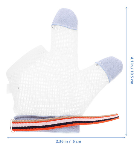 1 Par De Guantes De Malla Para Bebés Con Medio Dedo, Unisex,