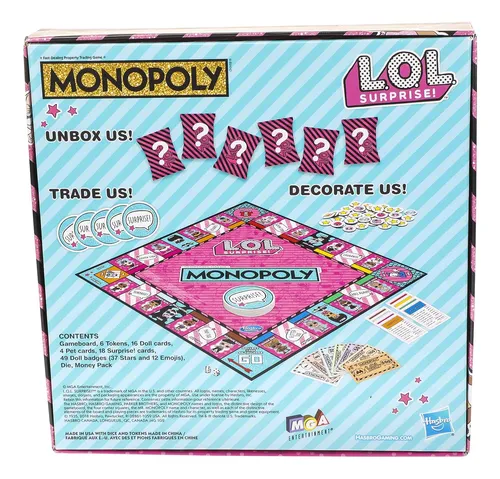 Juego De Mesa Monopoly L.o.l. Surprise!