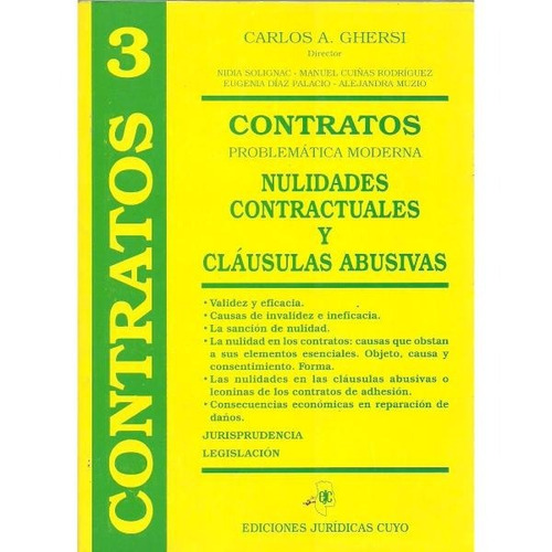 Contratos 3 Nulidades Contractuales-c. Ghersi