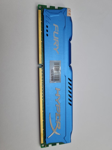 Memória Kingston Ram Fury Ddr3 Azul 4gb Hyperx Hx316c10f/4 (Usado)