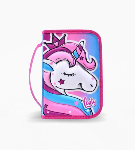 Cartuchera Desplegable Queen Unicornio Footy