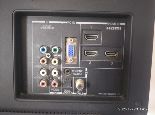 Imagen 4 de 5 de Tv Toshiba Lcd 40 Fhd , Reaparar O Repuesto, C/control